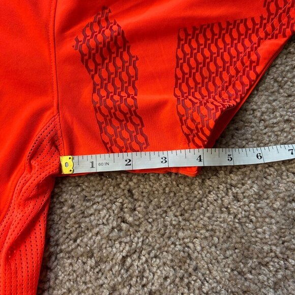 Nike Football Orange Blue Dri Fit Electric Center Tee Size Medium - Picture 9 of 9